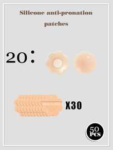 1 Set (10/20/30pcs) Summer Silicone Nipple Covers, Seamless Invisible Breast Pads, Comfortable Anti-Exposure, Suitable For Women In Multiple Occasions - Multicolor - View 8