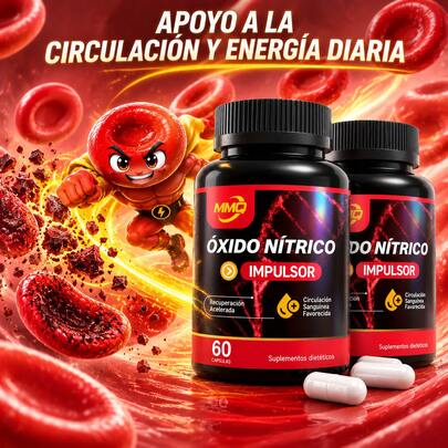 [Cuidado con la Circulación Sanguínea]MMQ Cuidado Del Flujo Sanguíneo Fórmula Premium Suplemento,Pack de 2-120 Cápsulas,L-Citrulina, L-Arginina, Tribulus Terrestris y Ginseng Asiático,Promueve la Circulación, Promueve la Salud Cardiovascular, del Corazón y las Piernas