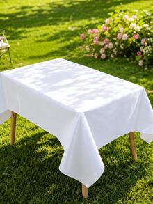 Taplak Meja Sekali Pakai Warna Polos Ukuran 137*274 Cm, Penutup Meja PEVA Minimalis untuk Ulang Tahun, Pernikahan, Pesta Liburan, Dekorasi Meja Makan Persegi Panjang, untuk Pernikahan, Dekorasi Pernikahan, Dekorasi Rumah, Dekorasi Pesta, Festival, Pertunangan dan Acara Lainnya - View 7