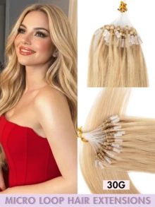 50pcs Ekstensi Rambut Manusia Mikro Ring dengan Manik-manik, Tidak Perlu Lem, Pemasangan Mudah dan Tak Terlihat, Cocok untuk Penataan Sehari-hari, Perayaan Hari Raya, Perlengkapan Sekolah, dan Pengantin - MultiWarna - View 71