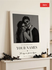 1/2/4pcs Customizable Wall Art, Any Photo Can Be Customized, Multiple Size Options Available, Suitable For Room Renovation, Soft Decoration Salon, Housewarming Party, Ideal Gift For Friends, Father, Mother, Family, Suitable For Party, Birthday, Theme Event - Multicolor 1 - View 32