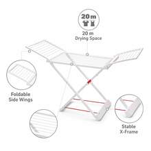 Portable Floor Clothes Airer 20m Drying Space, Multi-Color Sent At Random - Random - View 6