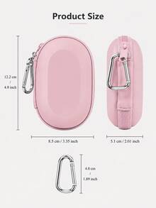 1pc Mouse Storage Bag, Multi-Functional Data Cable Organizer, Digital Accessories Storage Pouch, Anti-Collision Power Bank Plug And Mouse Protective Case, Wireless Mouse Storage Protective Shell, Portable Storage Bag - Multicolor - View 6