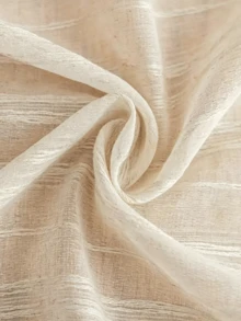 1/24Pcs Bohemian Style Minimalist Striped Tassel Edge Tablecloth, Suitable For Dining Room, Living Room, Holiday Party, Home Daily Decoration, Skin-Friendly, Washable And Reusable - Beige - View 6
