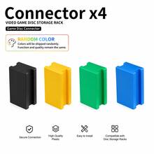 Modular Video Game Storage Rack, Expandable Game Case Organizer With Connectable 9-Slot Modules, Color-Coded Display Holder For Gaming Collections, Compatible With P5/P4/XB Series X|S/Switch Game Cases, Gaming Room Desk Setup Accessory - View 13