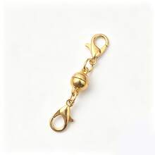 2/4/10 Pieces Locking Magnetic Jewelry Clasps Round Magnetic Lobster Clasps Locking Closures Necklace Clasps For Jewelry Bracelet Necklace Making - Spherical - View 12