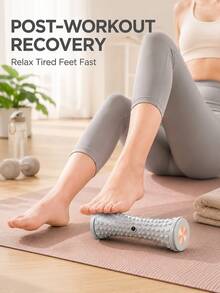 Plantar Fasciitis Foot Massage Roller, Deep Tissue Spiky Pressure Point Massager, Arch And Heel Relief Tool, Reflexology Muscle Recovery Roller, Portable Foot Care, Suitable For Home, Office, Gym, For Runners, Nurses, Long-Standing Workers, Father's Day, Christmas Gift - Multicolor - View 7