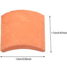 100pcs Mini Red Tile Model Building Set, Clay Material, Mini Tile Sculpture Landscape Accessories, DIY Faux Tile Model Garden Decoration - Other - View 4