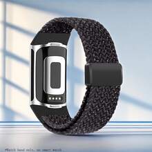 磁吸尼龍環式腕帶，適用於 Charge 6/Charge 5 運動智慧手錶替換錶帶，男女通用 - Fitbit Charge 5/6 - 查看 24