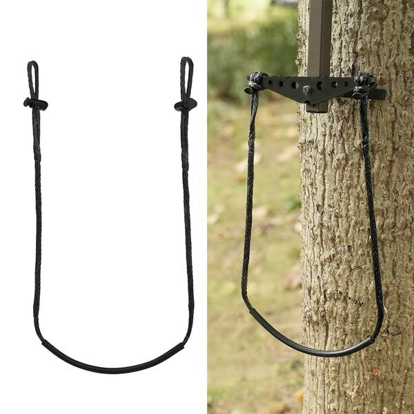 Climbing Stick Aider For Hunting, Chain Single Step Aider, Hand-Braided Lightweight Rope Ladder Tree Stand Step