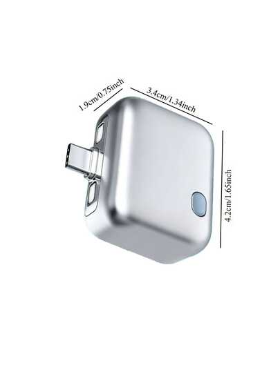 140W Type-C Fast Charger, Magnetic Pop-Up Charging Port, Smart Power-Off, Auto Power-Off After Full Charge, Lightweight And Portable, Travel Essential, Car Essential, Battery Not Included