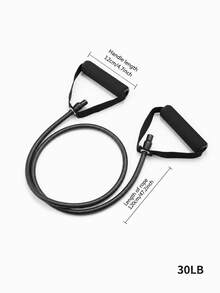 Portable Yoga Resistance Bands With Comfort Handles Tpe Elastic Fitness Rope For Men Women Yoga Pull Rope Fitness Stretching Rope For Home Workouts And Strength Training Pilates Body Shaping Workout Equipment Gym Essentials Accessories - Multicolor - View 17
