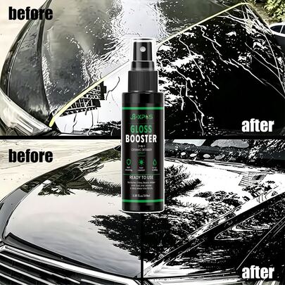JB-XPCS Car Paint Coating Agent, Paint Glaze And Protective Sealant, Enhances Paint Gloss, Hydrophobic And Dirt-Resistant, Protects Against Dust And Rain Erosion, Repairs Dull And Aged Car Paint, YT0501