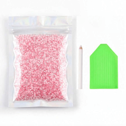 3mm Jelly Rhinestones White/Pink/Red, 5000pcs Large Pack, Multiple Colors Available, Suitable For Insulated Cup Caps And Denim Jacket Decoration, DIY Phone Case Keychain Pendant Embellishment