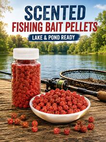 Fishing Bait Pellets, Scented Fish Attractant For Freshwater Fishing, Fishing Lures For Carp, Bass And Small To Medium Fish, Fishing Gear & Equipment For Lakes, Ponds And Rivers - Multicolor - View 1