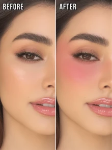 MISSLYN 2Pcs FLIRTY FLUSH Powder Blush & INTENSE TROPICAL Bronzing & Contouring Powder Set, Silky Blendable Pigment, Natural Warm Glow, Face Palette Cheek/Contour, Daily/Travel/Summer, Y2K/Soft Glam/Sun-Kissed/Tropical, Halloween Makeup - #02+#14 - View 8