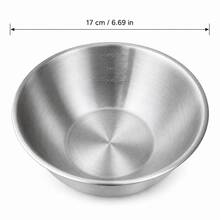 4Pcs/3pcs/1pc Stainless Steel Cooking Mixing Bowl With Scale, Japanese Style Thickened Mixing And Kneading Bowl For Home Use, Egg Beating, Salad, Baking - Silver - View 14