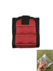 Wear‑Able Hardware Organizer Wrist Pouch, Practical Handyman Working Accessory, Hook‑Loop Fastening Wrist Band For Home Renovation And Furniture Assembly - Multicolor - View 10