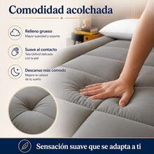 AMOROSA Mattress Toppers - Grey - View 7