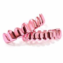 1pc Personalized Niche 8-Tooth Smooth Red/Pink/Green/Blue/Purple Hip Hop Teeth Grillz Party Halloween Funny Accessory Photography Prop Holiday Gift - Multicolor - View 11