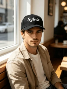 Custom Embroidered Baseball Cap, Personalized Name Duck Bill Hat, Sun Hat Street Sports Casual Hat, Unisex, Suitable For Birthday, Party, Holiday Gifts For Family And Friends, Private Name Customization - Green - View 4