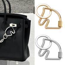 Horse-Shaped Bag Charm Car Keychain, Waist Hanging Key Ring With Horse Pattern, Bag Pendant Ornament, Hardware Spring Buckle Keychain, Car Key Chain Accessory, Suitable For Phone Bag Hook, Perfect For DIY, Key Chain Bag Clip Hook Dog Chain Buckle, High-Quality Luxury Handbag Accessory, Perfect For Adding Fashion Sense To Your Bag, Suitable For Daily Use, Valentine's Day Gift, Christmas - Multicolor - View 2