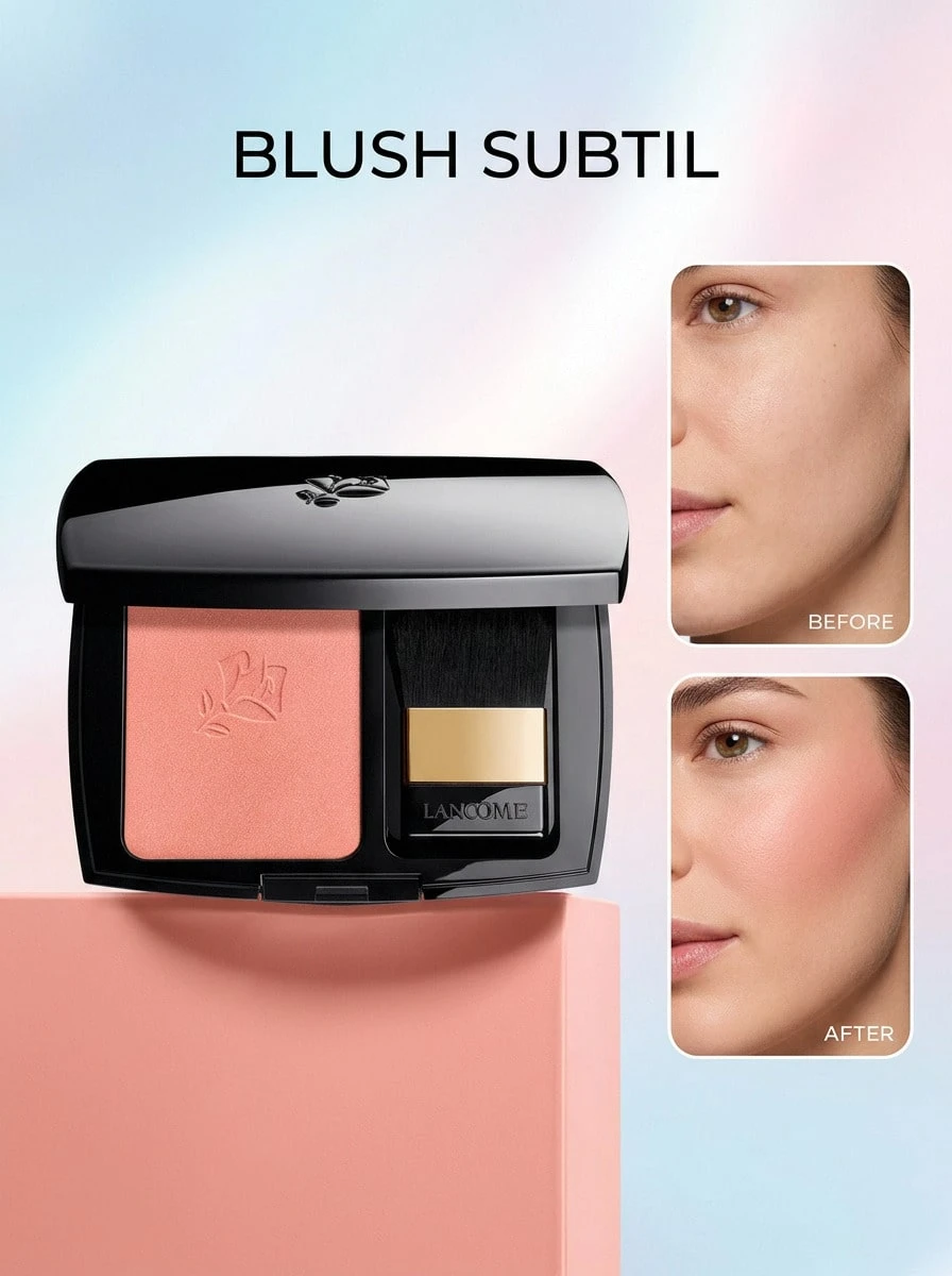 Lancôme Blush Subtil 02 Rose Sable 5.1 G – Blush, Long-Lasting, For Women, Rose Sable, Oil-Absorbing Minerals, Suitable For Daily Makeup Routine - 02 Rose Sable - View 1