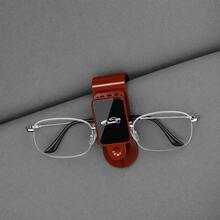 Sturdy Sun Visor Clip Fashion Glasses Holder - For Car Sun Visor, Glasses Hook Clip, Car Interior Sun Visor Accessory - A - View 16
