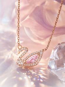 SWAROVSKI Swan Necklaces Bracelets Set For Women Gift - Swan Necklace & Bracelets Set - View 3