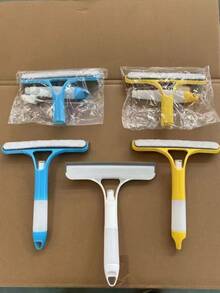 3-In-1 Glass Squeegee With Water Scraper And Sprayer, Multi-Functional Handheld Glass Squeegee For Spraying, Cleaning And Scraping Glass Stains On Tiles, Windshields, Mirrors, Bathrooms And More. Ideal For Kitchen, Bathroom, Home Goods And Household Items, Especially For Back To School Season. - Multiple Styles and Colors - View 9