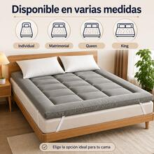 AMOROSA Mattress Toppers - Grey - View 4