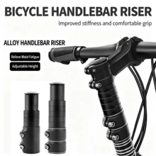 1pc Universal Mountain Bike Stem Extender Height Increaser Handlebar Riser Fork Accessory To Enhance Your Riding Experience, Use This Universal Bicycle Stem Height Increaser - Mountain Bike And Road Bike Handlebar Extension Adapter - Multicolor - View 1