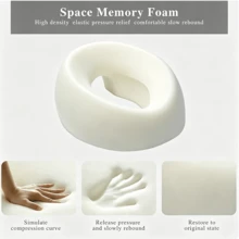 Memory Foam Prone Pillow / Prone Sleeping Enthusiasts / Office Nap / Desk Use / With Breathable Holes / Beauty Bed Face Hole Pad / Memory Foam Pillow Core / All 4 Seasons - Face Pillow - View 7