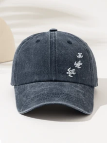 1pc Washed Baseball Cap With 4 Cute Little Turtles, Fashionable Minimalist Casual Versatile Style, Sun Protection All-Season Unisex, Outdoor Sports Adventure Beach Vacation - Washable Cap 4 - View 18