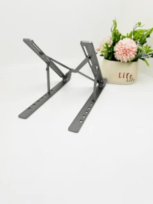 Soporte portátil de aluminio de 18 pulgadas, plegable y con disipación de calor, elevador portátil para tableta y teléfono móvil - Multicolor - Ver 5