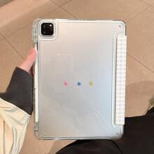Protective Case Compatible With Ipad 11th Gen, A16 Case, High Transparency Acrylic Back With Pencil Slot, Smart Sleep/Wake, Protective Case, Compatible With IPad 10th Gen, 9th Gen 10.2", 8th Gen 10.2", Air 11th Gen Case, Compatible With Redmi Pad 2 11" Tablet Protective Case, Matepad Case, Compatible With Huawei Matepad SE 11" Case - Baby Blue - View 4