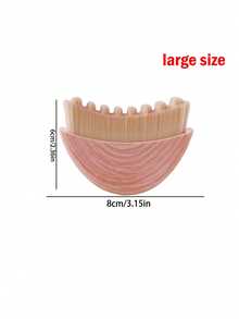 Lymphatic Drainage Shaping Face & Body Brush, Suitable For Facial & Jawline Lymphatic Drainage Massage, Ergonomic Design Contouring Skin, Can Reduce Swelling And Relieve Fatigue - Pink - View 10