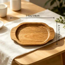 Rosewood Tray, Wooden Tray, Kitchen Supplies, Two Sizes Available, Wooden Display Tray, Can Store And Hold Candy, Snacks, Dried Fruits, Tableware, Cakes And Desserts; Multi-Functional Desktop Display Tray, Suitable For Kitchen, Birthday Platter, Home Decor, Coffee Table And Home Decoration, Also Applicable For Holidays, Beach, Bedroom And Other Multiple Scenes. - View 14