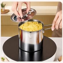 Stainless Steel Deep Fryer With Strainer Rack - Compact And Easy To Use - Perfect For Making Crispy Potato Chips, French Fries, Fish And Chicken - Essential Kitchen Tool For Home Cooking - View 5