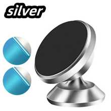 1pc Iron Alloy Magnetic Car Handheld Support Bracket, Strong Magnetic Side Handheld Support, Car Steering Wheel Fixed Handheld Support, Car Interior Accessory, Road Trip Essential, Summer Travel Gear, Father's Day Gift, Memorial Day - Classic Round Style - View 11
