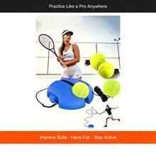 Tennis Bounce Trainer - Elastic Rope Tennis Solo Practice Training Tool, Suitable For Beginners, Children And Adults, Indoor And Outdoor Use - A - View 3