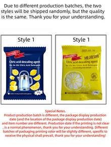 Lemon Descaler, Descaling Agent, Can Remove Limescale And Tea Stains From Household Kettles, Dirt Remover, Stain Remover, Deep Cleaning Agent For Coffee Machines, Can Remove Stubborn Stains. - Powdery - View 11