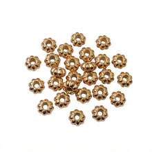 10pcs Stainless Steel Pumpkin Spacer Beads Charms DIY Jewelry Making Accessories For Necklace Bracelet Crafts Findings - Spacer Beads - View 5