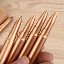 15pcs Creative Realistic Bullet Shaped Neutral Pens, Retro Metal Bullet Pens, 0.7mm Black Smooth Writing Pens, Realistic Bullet Shaped Ballpoint Pens, Creative Unique Bullet Pens, Student Office Fun Writing Stationery, Practical Writing Pen And Desktop Decor, Suitable For Students, Office Workers, Also As Creative Gift For Military Enthusiasts - Bullet Pen - View 11