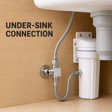 Universal Dual‑Outlet Faucet Water Splitter, 1 To 2 Way Tap Converter Adapter, Anti‑Leak Plumbing Fitting For Laundry, Toilet Sprayer, Garden Hose Connection - Multi-color - View 9