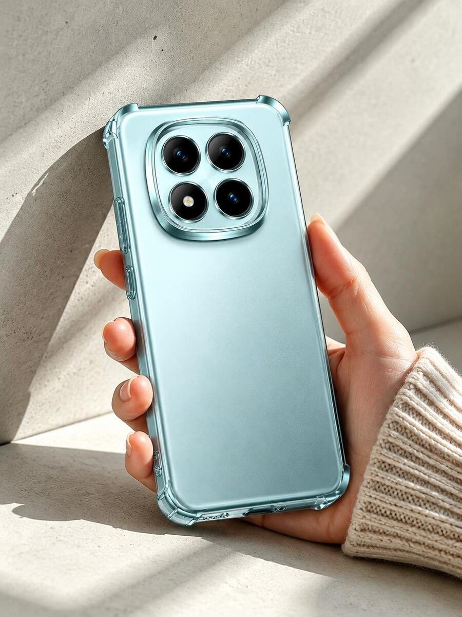 Transparent Shockproof Phone Case Full Coverage Lens Four-Corner Thickened Airbag Protective Shell Minimalist Premium Transparent Style Compatible With Xiaomi 17T/17T Pro/17/ Note 15 4g/Note 15 5g/Note 15 Pro/Note 15 Pro Plus Series, Versatile Daily Gift Item - Clear - View 1