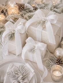 10 Yards White Plush Ribbon Roll, Solid Color Soft Plush Fabric, Multiple Widths Decorative Trim, Suitable For DIY Hair Accessories, Headbands, Wedding Bouquets, Christmas Tree Decorations, Gift Wrapping, Collars, Sewing Decor, Ideal For Crafters, Florists, DIY Enthusiasts, Can Be Used For Sexy Style, Ballet Style, Angel Style, French Aesthetic, Luxury Style, Pure White Plush Ribbon Roll, Decorative Accessories - Velvet Ribbon - View 3