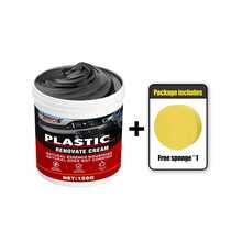 Redecas 150G Car Plastic Renovate Cream, Anti-Aging Restorer For Plastic, Leather, Tires, Dashboard & Door Panels - 150G+Sponge - View 8