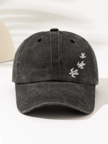 1pc Washed Baseball Cap With 4 Cute Little Turtles, Fashionable Minimalist Casual Versatile Style, Sun Protection All-Season Unisex, Outdoor Sports Adventure Beach Vacation - Washable Cap 4 - View 23