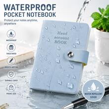 Portable A6 Pocket Notebook With Pen Holder, Compact Lined Journal With Snap Closure For Notes, Planning, Work & Travel - A6 - View 8